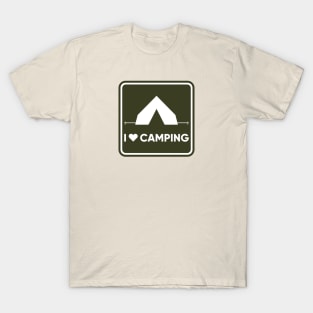 I Love Camping T-Shirt